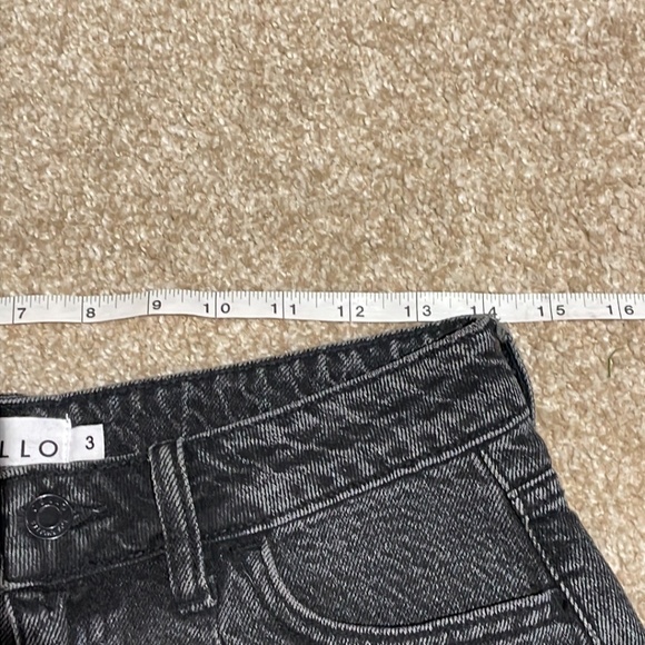 Cello Barrel Cut Denim Jeans In Dark Acid Wash Soft Black In Junior's Size 3 - Picture 8 of 12